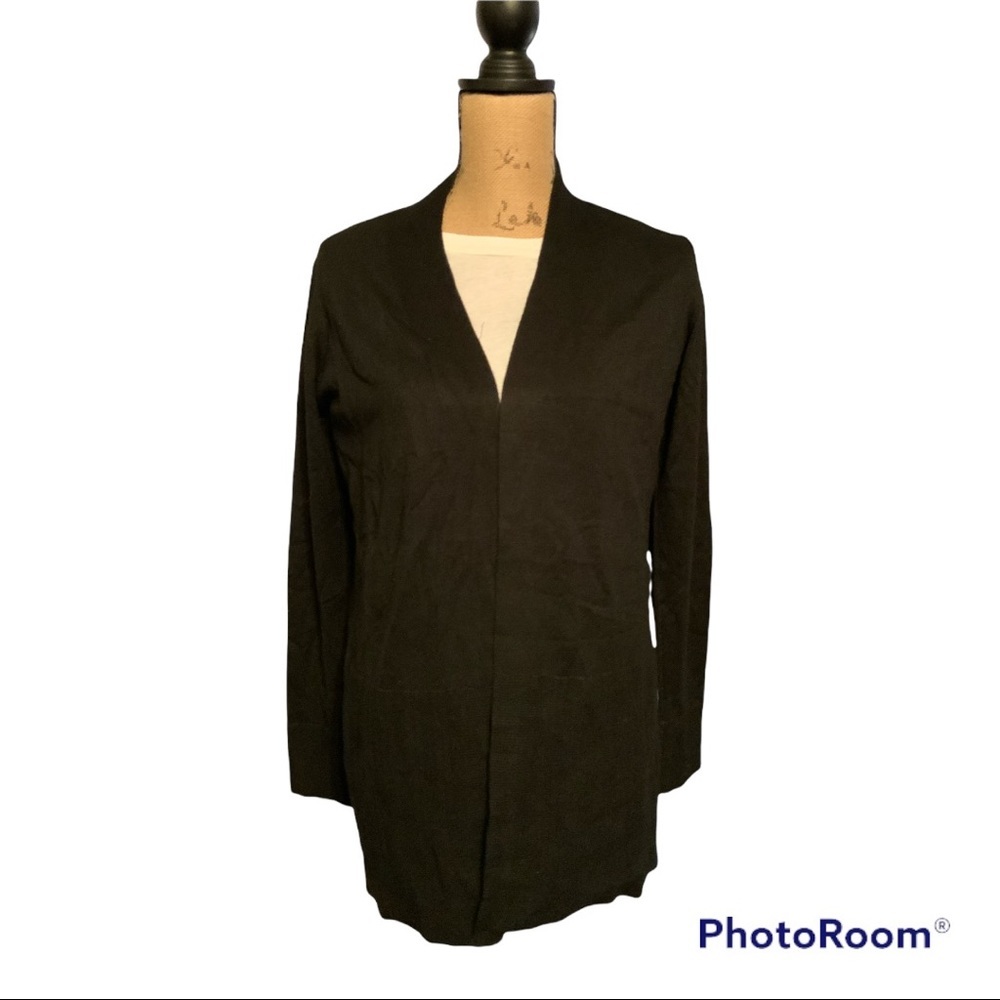 Karen Scott Black cardigan sweater!